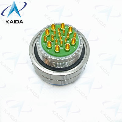 MIL-DTL-38999 Series 3 Copper Alloy Contacts Plug Stainless Steel Shell 20 Contacts Gold Finish