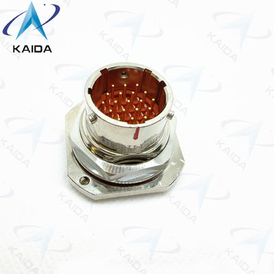 Circular Receptacle with Y11P Series Aluminum Pins for PCB Mount Low Current Y11H-1419ZJ14.Hermetic Receptacle.