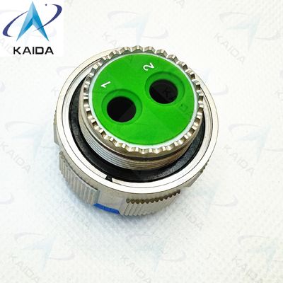 MILDTL-38999 2 Twinax Contacts Threaded / Electroless Nickel /  Gold Contact Finish  Connector D38999/26FE82PN