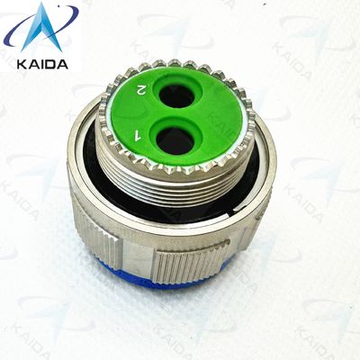 MILDTL-38999 2 Twinax Contacts Threaded / Electroless Nickel /  Gold Contact Finish Military Connector D38999/26FE82PN