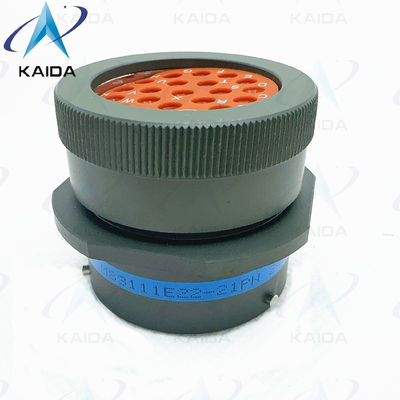 MIL-DTL-26482 Series I Miniature Connector Solder Contacts.MS3111E22-21PN.Narrow Flange Receptacle Olive green Cadmium