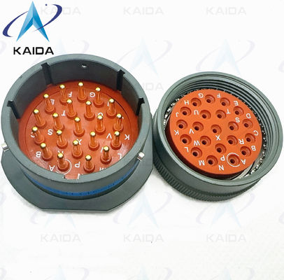MIL-DTL-26482 Series I Miniature Connector Solder Contacts.MS3111E22-21PN.Narrow Flange Receptacle Olive green Cadmium
