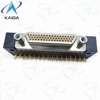 MIL-DTL-83513 51 Contact Right Angle Micro D Connectors -55 To 125.C.MWDM2L-51PBRP-110 MWDM Series 51 PCB Contacts