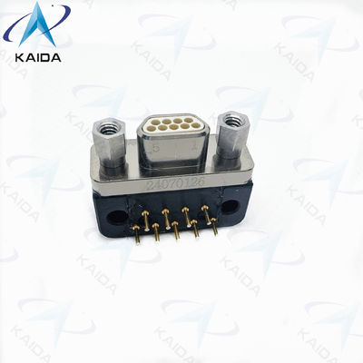 MWDM2L-9PCBRR3-110 MIL-DTL-83513 51-Contact Right Angle Thru Hole PCB Copper Alloy Receptacle MWDM Series Glenair