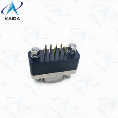 Vertical MIL-DTL-83513 Rectangular Socket Micro D PCB Connector Gold Over Nickel Contact Plating GMR7580-9S2BPN