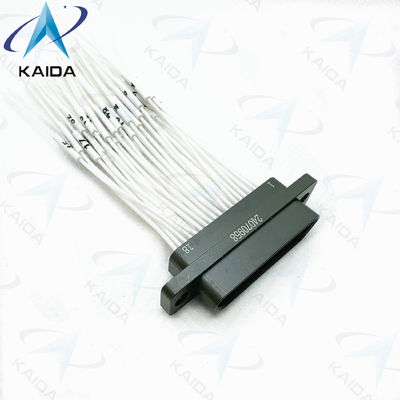 Olive Green Micro D MIL Spec Rectangular Receptacles J30J Series MIL-DTL-83513 J30J-51ZK-G Receptacle With Socket
