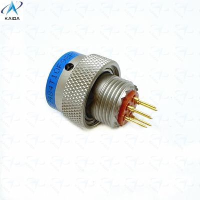 MIL-DTL-38999 Series 2 Thermoplastic Insulator Electroless Nickel Short PCB Tail 6 Contacts Gold Plated MS27484T10F98PCN