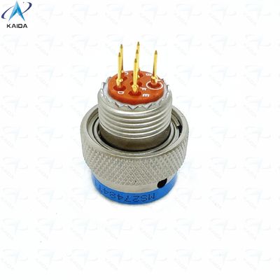 MIL-DTL-38999 Series 2 Thermoplastic Insulator Electroless Nickel Short PCB Tail 6 Contacts Gold Plated MS27484T10F98PCN