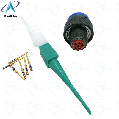 MIL-DTL-38999 Series Ⅱ Olive Green Copper Alloy Contact Military Plug with Thermoplastic Insulator MS27484T08B35P JTG06