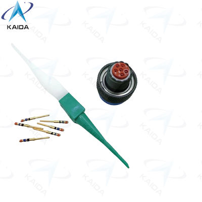 MIL-DTL-38999 Series Ⅱ Olive Green Copper Alloy Contact Military Plug with Thermoplastic Insulator MS27484T08B35P JTG06