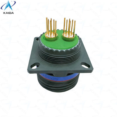 Olive Green Cadmium Quadrax PCB Receptacle Contacts 8D0C17W82PN Custom Quadrax PCB Contacts.8D series D38999