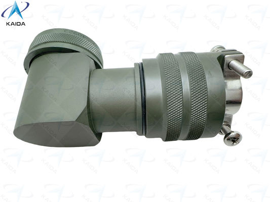 90° Angle and Profile Spin Coupling Connector Backshell with Olive Green Cadmium Finish M85049/79-21W07