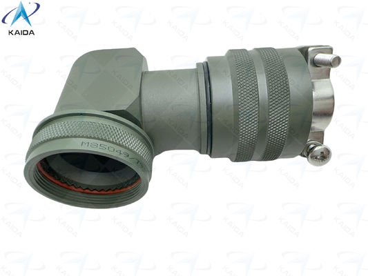 90° Angle and Profile Spin Coupling Connector Backshell with Olive Green Cadmium Finish M85049/79-21W07