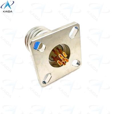 Electroless Nickel Shell 7 A MIL-DTL-38999 Series Ⅲ Hermetic Box Mounting Receptacle D38999/21NA35PN