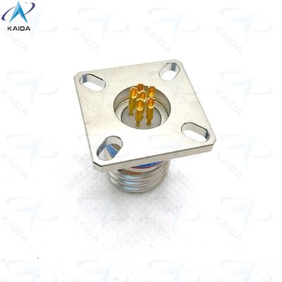 Electroless Nickel Shell 7 A MIL-DTL-38999 Series Ⅲ Hermetic Box Mounting Receptacle D38999/21NA35PN