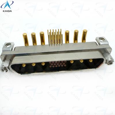 Gold Over Nickel Contact Plating Rectangular Connectors For Long-Lasting Performance Elbow PCB Large And Small Current Mixed J30J23P06KPW01W1P040