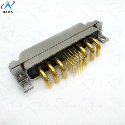 Gold Over Nickel Contact Plating Rectangular Connectors For Long-Lasting Performance Elbow PCB Large And Small Current Mixed J30J23P06KPW01W1P040