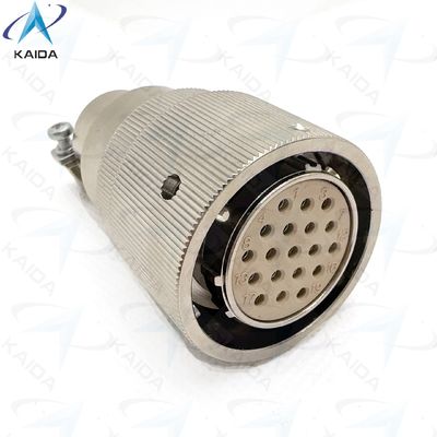 YPM4 Series Plug With Sleeve Back Shell Solder Contact Type Benefit YPM4-19-2K6 Electroless Nickel YPM4 Series Circular Electrical Connector