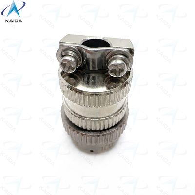 Circular Electrical Connector Plug with Straight Clamp Back Shell Electroless Nickel Connector Shell.Y8D Series.Y8D-4TJL