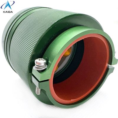 4 Contacts Plug With Straight Clamp Back Shell Withstands Extreme -55C To 125C Conditions High-current Connector Y50DX-3204TJ2P1 Zinc Plating