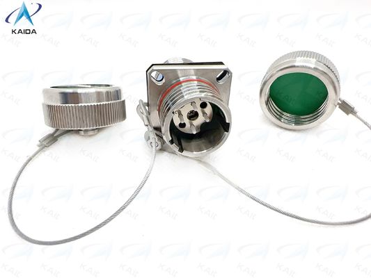 Secure Free Hanging Optical Fiber Connectors with Solder Termination and Mountin.J599A8 20KC04C1N-S.Hermetic Receptacle.