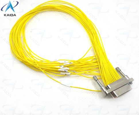 25 Contact Micro-D Metal Shell Aluminium Material For Industrial Micro Rectangular Electrical Connector CDbA-31TY 1.27mm Contact Spacing CDBA-25TY+30CM