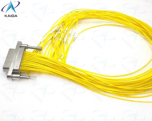 25 Contact Micro-D Metal Shell Aluminium Material For Industrial Micro Rectangular Electrical Connector CDbA-31TY 1.27mm Contact Spacing CDBA-25TY+30CM