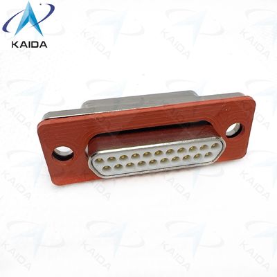 J29M Series Hermetic Receptacle With 21 Contact Metal Shell And Nickel Finish J29M-21TJH