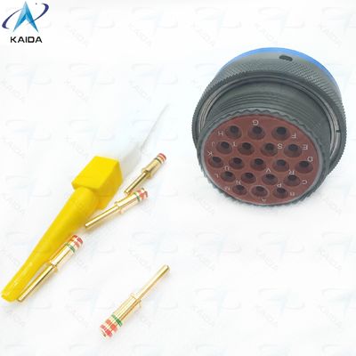 19 Contacts Straight Plug MIL-C-26482 II for Durable Connection in Heavy Duty Applications