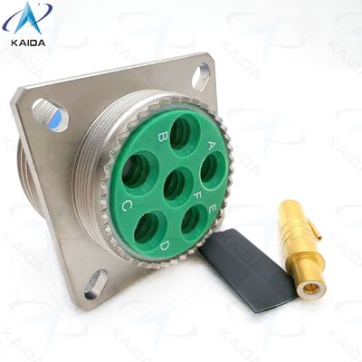 7A Current Rating MIL-DTL-38999 Series Ⅲ Threaded Coupling Type Connector for Harsh Industrial Environments.D38999 /20FH06PN，TV series，8D series，Twinax Contacs,Elecctroless nicekl