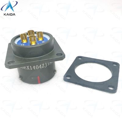 Y50EX Series Circular Electrical Connector with Olive Drab Anodized Connector Shell. Solder and hermetic by adhesive.Y50EX1404ZJ3NL