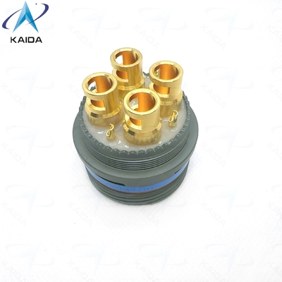 6 Contact Olive Green Cadmium Plug for Exceptional Durability and Reliability.D38999 Series Epoxy Potting.D38999/26WJ28SB-H.Solder Power Contacts