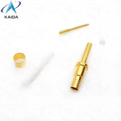 Insulated Crimp Type D38999 Series Copper Alloy Connectors for Heavy-Duty Applications.16# Coax  Male Contacts.Amphenol&Souriau