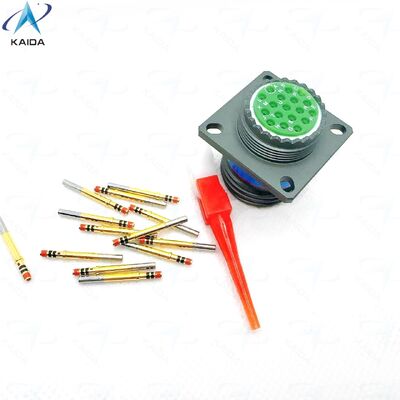 18 Number of Contacts MIL DTL 38999 Series Ⅲ Connector 500V Voltage Rating Circular Connector for Military Applications.D38999/20WD18SN.TV02RW15-18SN.8D0-15W18SN