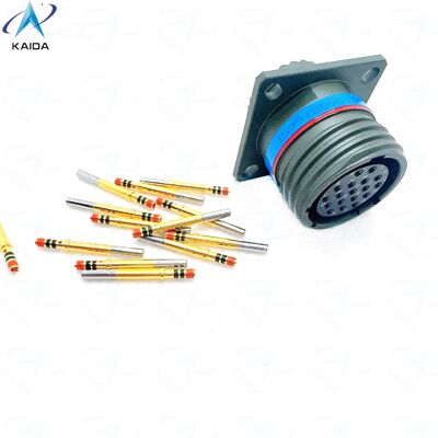 18 Number of Contacts MIL DTL 38999 Series Ⅲ Connector 500V Voltage Rating Circular Connector for Military Applications.D38999/20WD18SN.TV02RW15-18SN.8D0-15W18SN