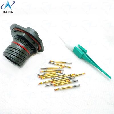 Jam Nut Receptacle Connector MIL DTL 38999 Series Ⅲ 13 Contacts Circular Connector Aerospace Standards.D38999/24WB35SA.TV07RW11-35SA,8D7-11W35SA