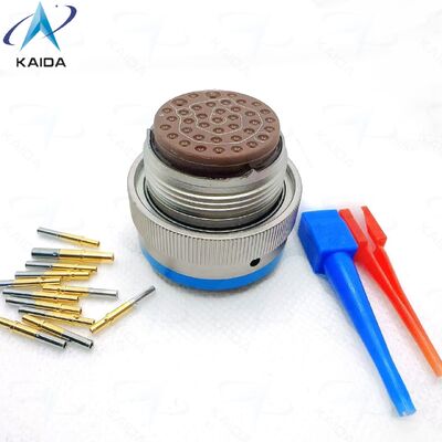 MIL-DTL-83723, SERIES III CONNECTORS  WITH BAYONET COUPLING，M83723/77R2039N，Straight plug,  RFI grounding,Shell Size 20 with Contact layout 20-39.