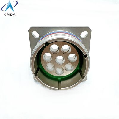 RF Contacts MIL-DTL-38999 Custom Connectors.Receptacle with 8 Pins.J599-Z-21-8-JC400