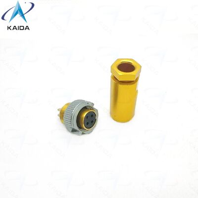 Number Of Contacts 4 PC-4TK Solder Contact Type Connector PC Series Russian Standard Connector.PC4TB. Aluminum Alloy, Chromated Finish