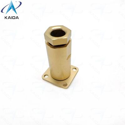 Square Flange Receptacle PC-4ZJ Connector  PC Series Russian Standard Connector.PC4ZB. Aluminum Alloy, Chromated Finish
