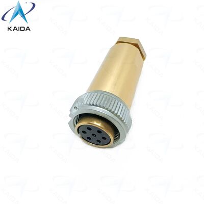 Aluminum Alloy, Chromated Finish.PC-7TK.Straight Plug 4 pins.Russian Standard PC Series Connectors.PC-7TB