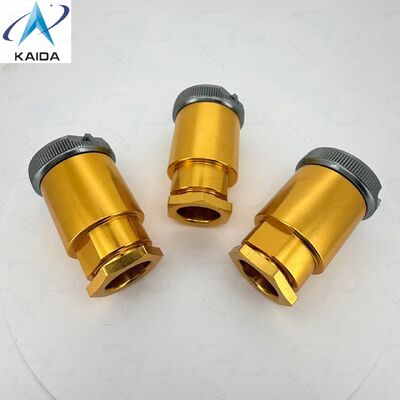 Bayonet Coupling PC-32T PC Series Russian Standard Connector.Anodized Yellow Plating.32 Pins.Straight Plug with Backshell