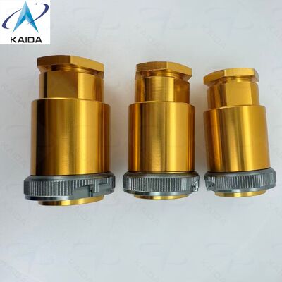 Bayonet Coupling PC-32T PC Series Russian Standard Connector.Anodized Yellow Plating.32 Pins.Straight Plug with Backshell
