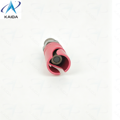 Hard Anodized Aluminum Fluid Connectors Part Number KK05-T-R-A03 Push-pull Rotation Bayonet Locking Alternative for TSA-5T03RALJM  Jonhon Liquid Cooling Connector.