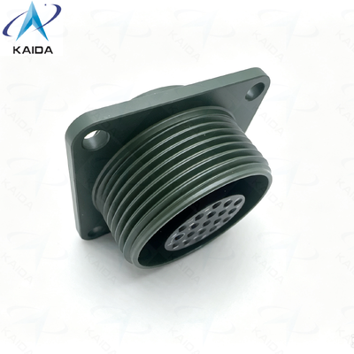 Solder Contact Type MIL-DTL-26482 Series Ⅰ 500V Voltage Rating Circular Connector .Custom Square Flange Receptacle.MS3112R14-19SN-01