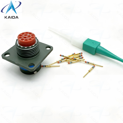 MIL-DTL-38999 Series Ⅱ Wall Mounting Receptacle Designed for Back Panel Mounting.MS27497T10B35P.Complies with JTPQ00R specification.