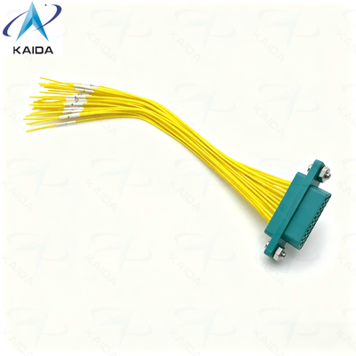 CDbF Series Micro-Rectangular Electrical Connector 33 Pins 150mm.CDBF-33T-15CM. Male Plug (with Pin contacts)