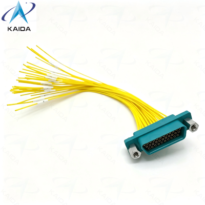 CDbF Series Micro-Rectangular Electrical Connector 33 Pins.3 A Current Rating Plastic Shell.CDBF-33Z-15CM.Female Receptacle (with Socket contacts).