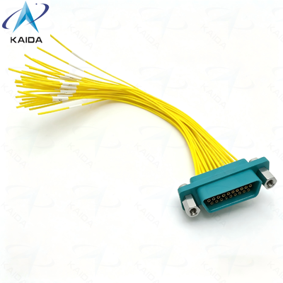 CDbF Series Micro-Rectangular Electrical Connector 33 Pins.3 A Current Rating Plastic Shell.CDBF-33Z-15CM.Female Receptacle (with Socket contacts).