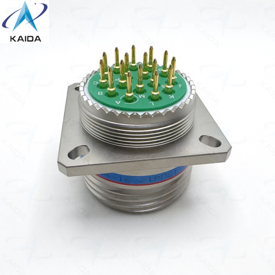 MIL-DTL-38999 Series III Circular Connector with PCB Contacts, IP67 Rating and PPS Insulator